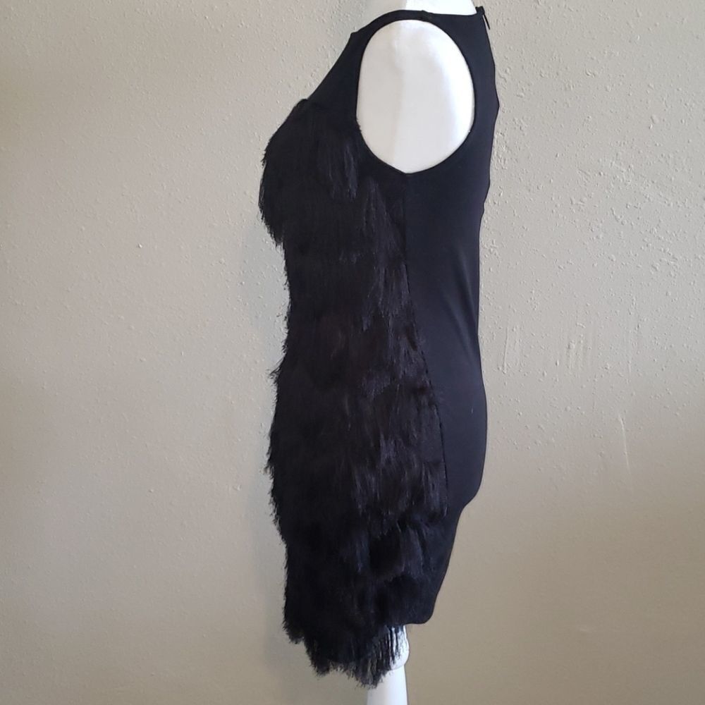 RACHEL Rachel Roy Dress, Sleeveless Boatneck Fring - Picture 5 of 7